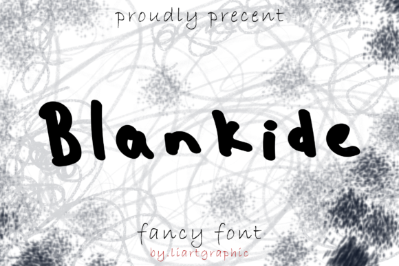 Blankide: A Quirky Handwritten Font