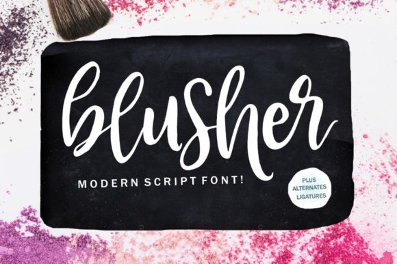 Blusher: A Script Font That Speaks Volumes