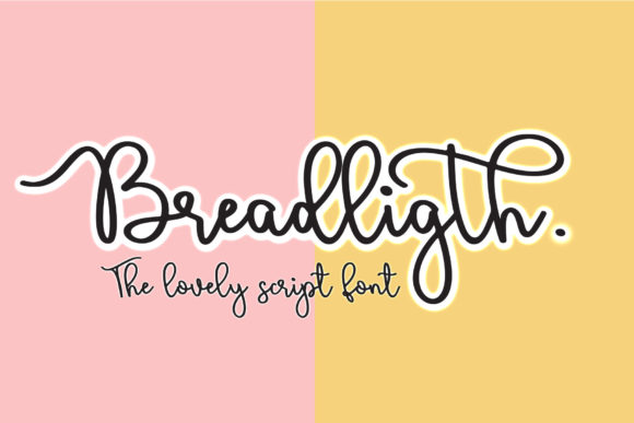 Bread Ligth: A Handwritten Font That Stands Out