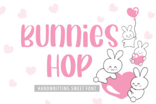 Bunnies Hop Font: A Handwritten Delight