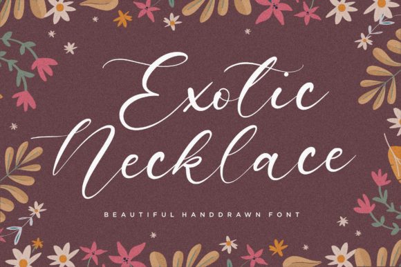 Exotic Necklace: A Font That Elevates Your Brand