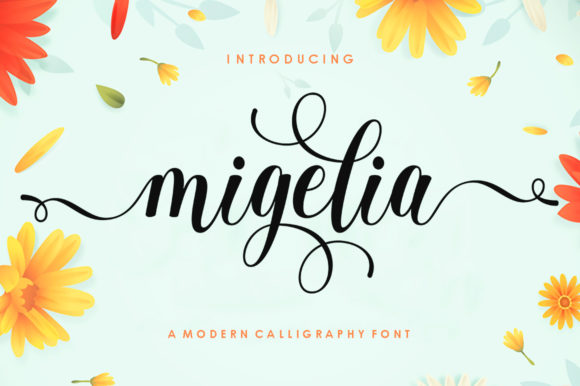 Migelia: A Delicate Handwritten Font