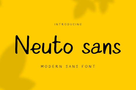 Neuto Sans: A Font for Real Business Needs