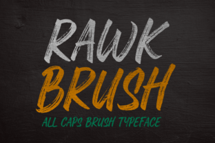 Rawk Brush: A Handwritten Font for Web Design