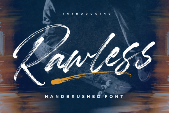 Rawless Font: Handwritten Style for Craft Projects