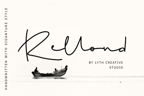 Rellond: A Handwritten Font for Creative Web Design