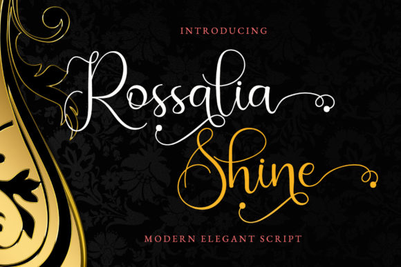 Rossalia Shine Font: Elegant Script for Digital Marketing