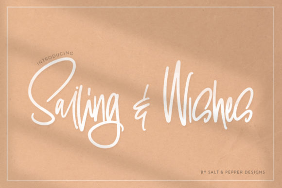 Sailing Wishes Font for Business Style