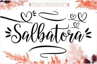 Salbatora: A Stylish Script Font