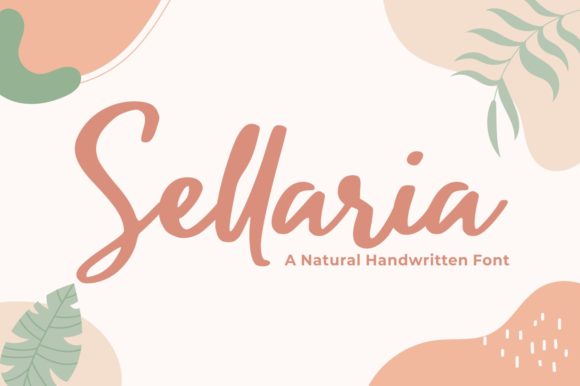 Sellaria: Elegant Script for Editorial Design