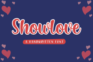 Showlove: A Handwritten Font for Web Design