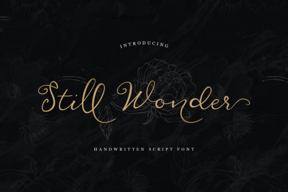 Still Wonder Font for Creative Projects