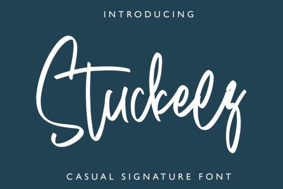 Stuckeez: A Stylish Handwritten Font for Web Design