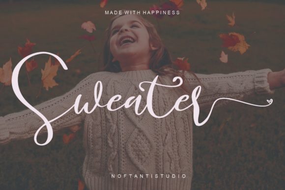 Sweater: A Script Font for Campaigns