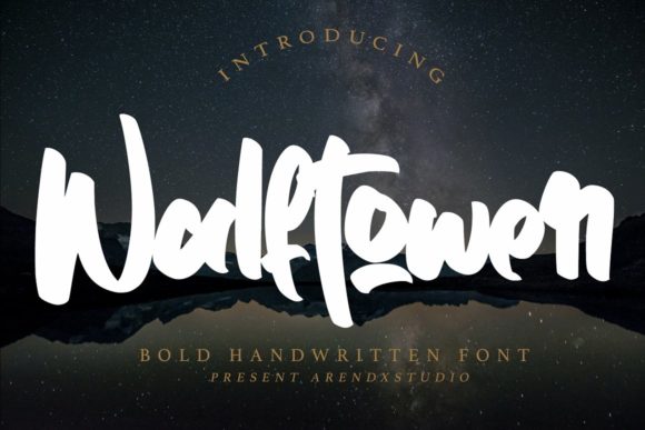 Walftower: Bold Handwritten Font for Digital Marketing